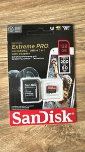 SanDisk Extreme Pro Micro SD + SD card adapter 32GB 128GB 256GB 512GB 1TB 2TB - Zdjęcie 1 z 14