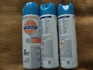 3 x 500 ml Sagrotan Hygienespray Desinfektionsmittel Aerosol Desinfektion Spray - Bild 1 von 2