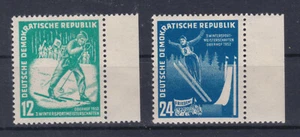 1952 Campeonatos de deportes de invierno en Oberhof nuevo ** borde lateral  - Imagen 1 de 2