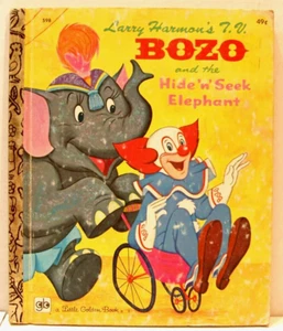 Bozo und das Versteck 'n' Seek Elefant © 1975 kleines goldenes Buch 598 - Bild 1 von 2