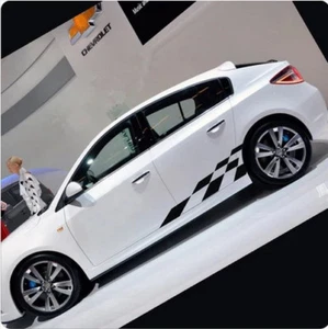 Pegatinas de coche banderas de campeonato deportivo 43"" para calcomanía de vinilo para puerta Cruze Trax ZC927 - Imagen 1 de 3