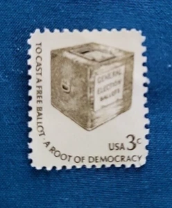 Vintage US Postage Stamp 3 Cent General Election - Picture 1 of 3