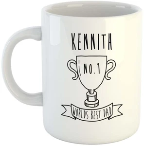 Kennith - Worlds Best Dad Mug, Fathers Day Gift - Bild 1 von 1