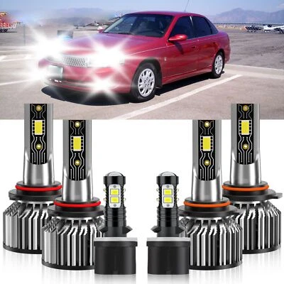 For Saturn LW200 2001-2002 Combo 9005+9006+880 LED Headlight+Fog Light Bulbs Kit — 第 1/4 张图片