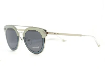 OCCHIALI DA SOLE UOMO POLICE SPL349 0581 (SILVER) - Immagine 1 di 3