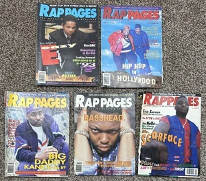 VERY RARE Rap Pages Magazine 1993 Lot Of 5 Eazy E Big Daddy Kane, Etc - SEE DESC - Picture 1 of 8