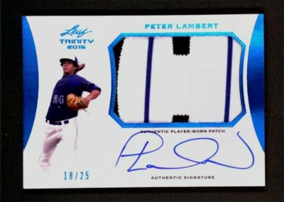 2015 Leaf Trinity Patch Auto Peter Lambert #PA-PL1 Patch Auto - Image 1 of 3