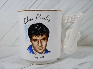 Elvis Presley 1935-1977 Coffee Mug Guitar Handle - N3 - Picture 1 of 10