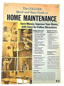 Vintage 1963 Collier Quick & Easy Guide To Home Maintenance book VG+ Condition - Picture 1 of 6