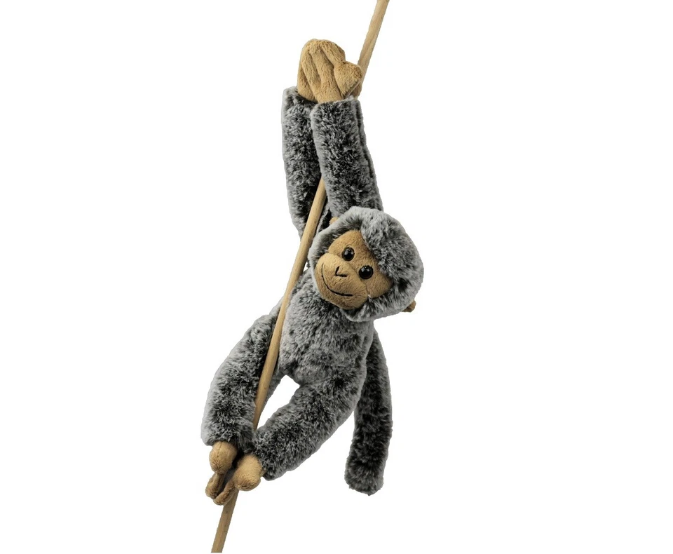 INWARE Affe mit Klett, ca. 34 cm Kuscheltier Plüschtier Stofftier