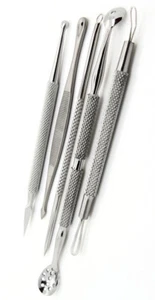 Kit of 5 Professional Blackhead Pimple Blemish Comedone Acne Remover Tools Set - Picture 1 of 3