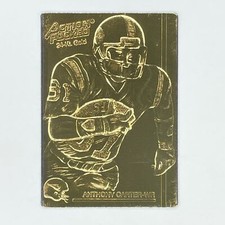 1992 Action Packed Mint Anthony Carter /500 24 Kt Gold #151 Minnesota Vikings