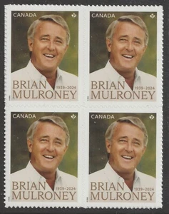 Canada 3491 Brian Mulroney P block 4 MNH 2025 - Picture 1 of 1