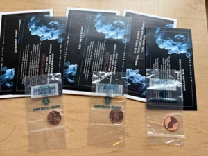 Centavo Lincoln 2019 W. Juego de 3 monedas sin circular, prueba y prueba inversa. - Imagen 1 de 4