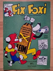 Rolf Kauka's Fix + Foxi n.263 del 1961 con angolo di raccolta ORIGINALE Comicheft Pabel - Foto 1 di 3