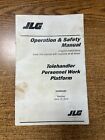 JLG Operation & Safety Manual Telehandler Personnel Work Platform