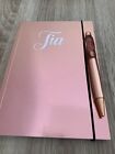 10 Personalised Lined A5 Rose Gold Notebook School