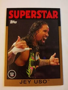 WWE Jey Uso #17 2016 Topps Heritage Bronze Parallel Card SN 97 of 99 - Picture 1 of 1