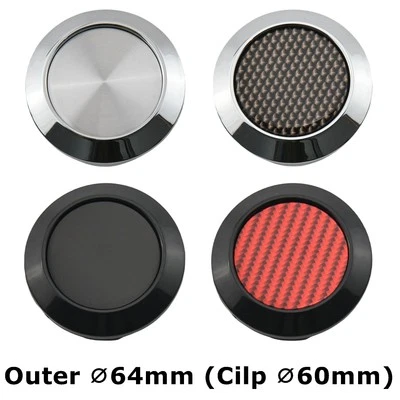 OD 64MM / ID 60MM Wheel Center Hub Caps Wheel Cover Cap No Logo Base Set Of 4 - Image 1 of 4