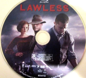LAWLESS (Blu-ray, 2012) Tom Hardy, NO CASE, Read Descript Sect - Imagen 1 de 1
