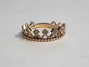 (RI4) 14k Gelbgold Ring im Kronenstil Gabriel & Co. (2,6 Gramm) Größe 6,25 - Bild 1 von 8