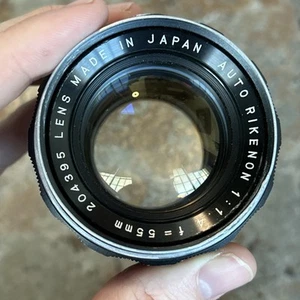 Auto Rikenon 55mm f1.4 M-42 Screw Mount Tomioka Prime Lens Rare Bokeh Monster - Picture 1 of 9