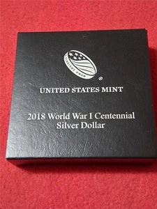 2018-P World War I Centennial PROOF 90% SILVER Dollar OGP & C.O.A #MF-2365 - Picture 1 of 6