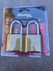 Master Lock 875TLF 1,5 Pollici Lucchetto Combinato - Confezione da 2 Nuovo in PKG Aperto - Foto 1 di 4