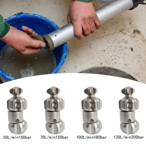 Sewer Jetter Nozzle Fitting Drain Cleaning Accessories Sewer Jetting Nozzle - Picture 1 of 23