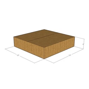 17x17x4 Neue Wellpappenboxen zum Verpacken oder Versand Bedarf 32 ECT - Bild 1 von 3