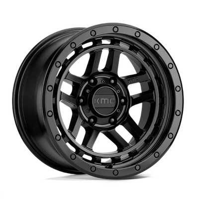 KMC KM540 Recon 17x9 -12 Satin Black Wheel Rim 5x127 5x5 (QTY 1) KM54079050712N Foto 1 de 4