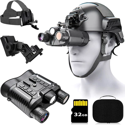 Night Vision Goggles Head-Mounted 8X Military Grade, 4K Video and 36MP Photo - Image 1 of 4