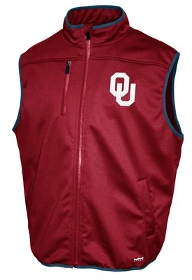 Chaleco softshell Oklahoma Sooners Franchise Club - Borgoña Foto 1 de 3
