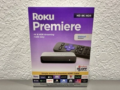 Roku Premiere-HD/4K/HDR  Streaming Device 2024 3920RW-SW High Speed BRAND NEW! - Image 1 of 4