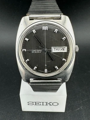1970 Seiko Lord Matic Men's Automatic Day Date Eng/Kanji 36mm Watch 5606-8010 - Image 1 of 4
