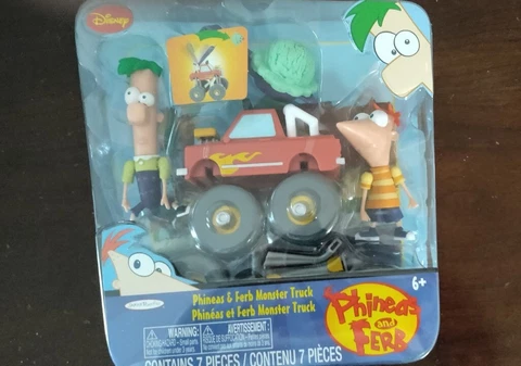 New  Disney Phineas & Ferb Monster Truck Cover