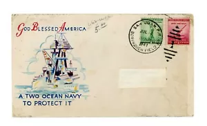 Cover Envelope WW2 1941 Printed Cachet - Picture 1 of 1