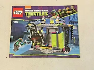 LEGO Teenage Mutant Ninja Turtles : Notice - Set 79119 Mutation Chamber - Imagen 1 de 2