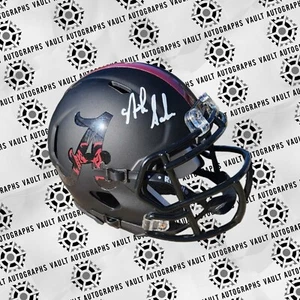 Nick Saban signierter maßgeschneiderter schwarz aus Alabama Minihelm Beckett bezeugtes COA - Bild 1 von 4