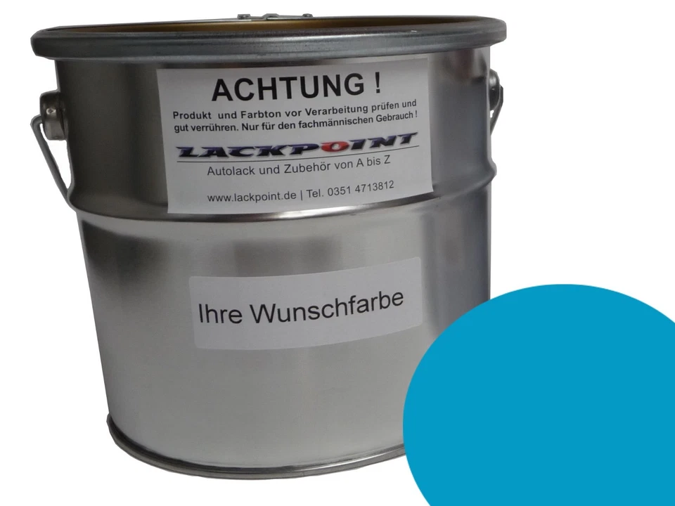 2 Liter 1K Autolack Kunstharz DDR Olympiablau Trabant Wartburg Simson Barkas ! - Bild 1 von 1