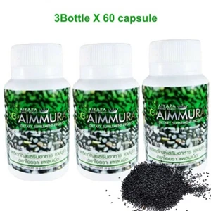 3X Extracto de Sesamina Aiyara Aimmura de Sésamo Negro para Salud 180 Cápsulas - Imagen 1 de 6