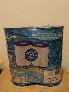 Universal replacement filter cartridges A or C   type  NEW - Picture 1 of 4