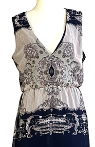 Crystal Sky Women Maxi Dress Multicolor Sleeveless Size 11 Casual Summer - Picture 1 of 18