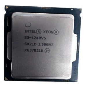 Intel Xeon E3-1240 v5 3.50GHz 8MB Quad-Core Socket LGA 1151 CPU Processor SR2LD - Picture 1 of 2