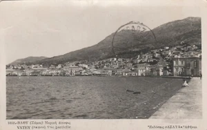 1932 GRIECHENLAND Σάμος Sámos POSTKARTE NACH TRABZON Τραπεζούντα, Trapezounta TÜRKEI - Bild 1 von 2