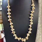 Long Puka Shell Necklace Small and Large Shells Cowrie Summer Beach