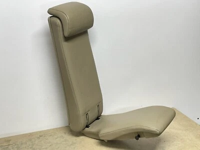 Assento de salto dobrável médio Toyota Highlander segunda 2ª fileira 2008-2013 couro TAN - Imagem 1 de 4