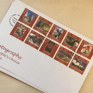Isle of Man 2002 First Day Cover Photography People's Choice Part 1 Unaddressed - Picture 1 of 3