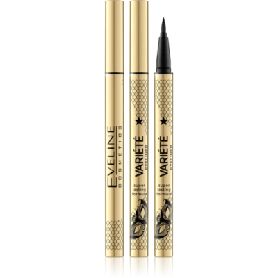 Eveline Variete Waterproof Eyeliner Ultra Black Super Lasting Formula 7ml - Image 1 of 2