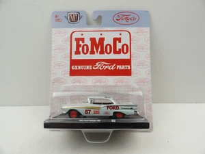 M2 Machines Auto-Drivers FoMoCo 1957 Ford Fairlane 500 (blau #57) R83 22-03 - Bild 1 von 6